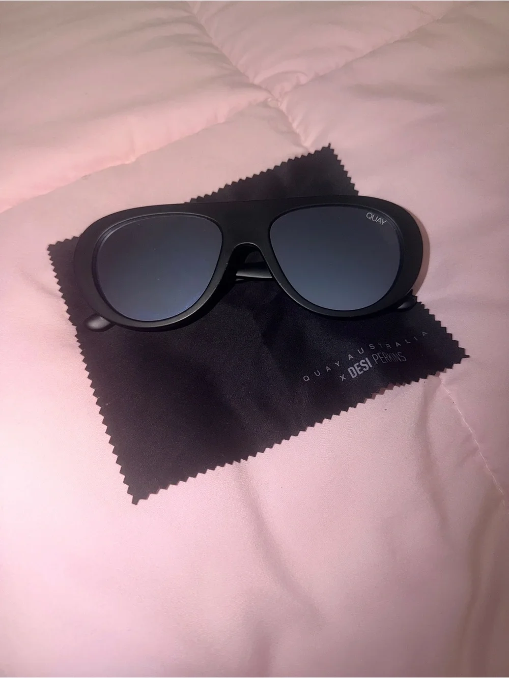 Quay Australia Black Frame Sunglasses